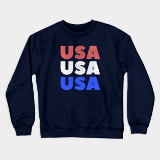 USA 4th July Independence Day T-Shirt Crewneck Sweatshirt